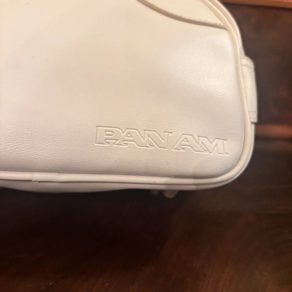The Original Certified Pan Am Toiletry Bag Wash Bag White Travel Case w/ Tags